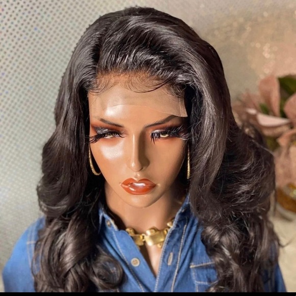 🌺New 22” Trinity 💯% Brazilian Customized 4X4 Closure Human Hair Wig🌺 - Picture 2 of 10